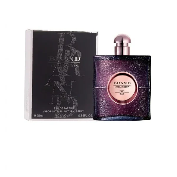 Perfume Feminino   Brand Collection 25ml N° 075 - Inspiração Black Opium Nuit Blanche